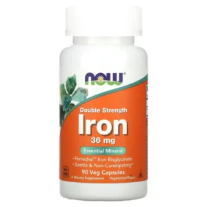 NOW FOODS iron 36mg 90 caps