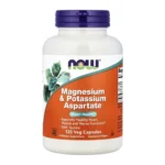 NOW FOODS Magnesium Potassium aspartate 120 caps 0 8x