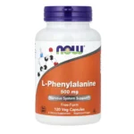 Now Foods L Phenylalanine 500mg 120 veg caps 1x