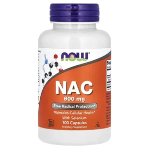 Now Foods Nac 600mg 100 capsulec 1x
