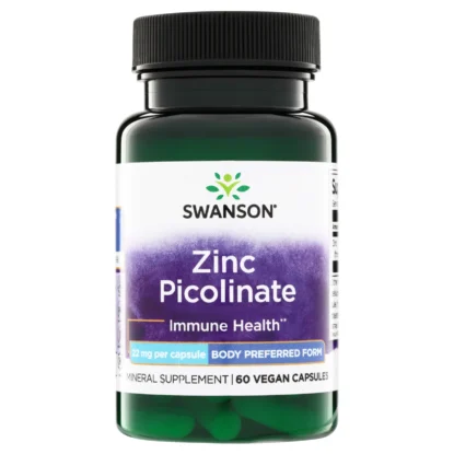 Swanson Zinc Picolinate 22mg 60 caps Swanson Zinc Picolinate 22mg 60 caps