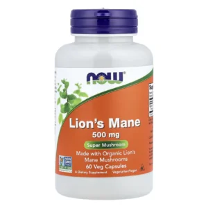 NOW FOODS Lion's mane 500mg 60 caps_1x