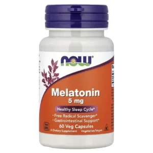 NOW FOODS Melatonine 5mg 60 caps_1x